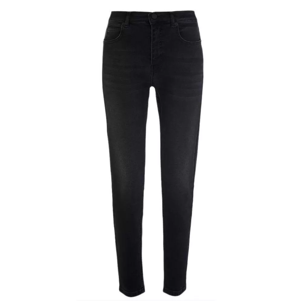 Whistles Sculpted Skinny Black Jeans